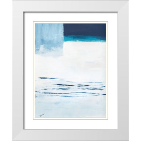 Urban Planning No. 2 White Modern Wood Framed Art Print with Double Matting by Baker, Bronwyn