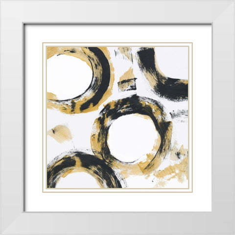Predicated 2 White Modern Wood Framed Art Print with Double Matting by Baker, Bronwyn