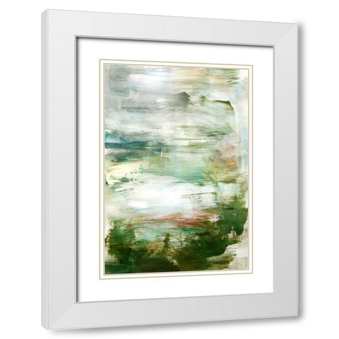 Garden Dreams White Modern Wood Framed Art Print with Double Matting by Bainbridge, Hope