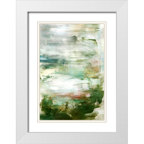 Garden Dreams White Modern Wood Framed Art Print with Double Matting by Bainbridge, Hope