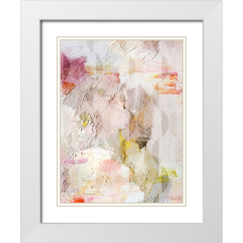 Moon Palette White Modern Wood Framed Art Print with Double Matting by Bainbridge, Hope