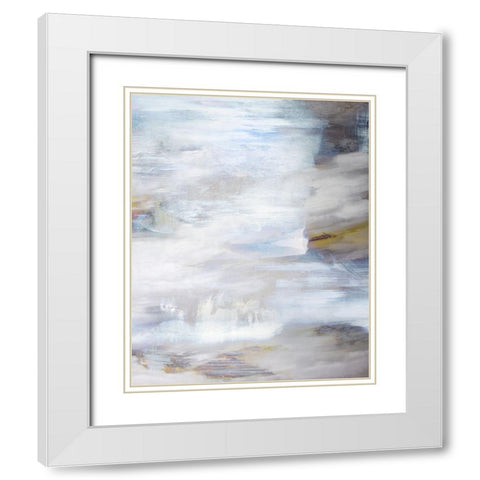 Number Nine 2 White Modern Wood Framed Art Print with Double Matting by Bainbridge, Hope