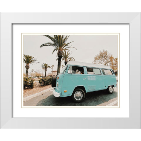 Nocatee White Modern Wood Framed Art Print with Double Matting by Broadway, Krista