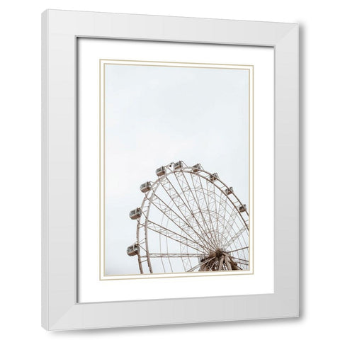 Sumter White Modern Wood Framed Art Print with Double Matting by Broadway, Krista