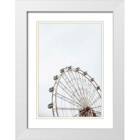 Sumter White Modern Wood Framed Art Print with Double Matting by Broadway, Krista