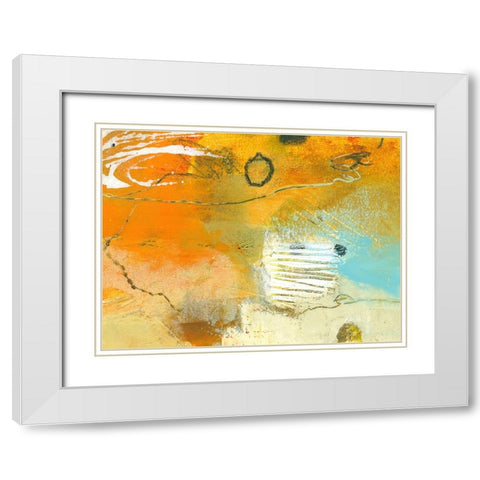 Fondness of Fields 1 White Modern Wood Framed Art Print with Double Matting by Beer, Pamela K.