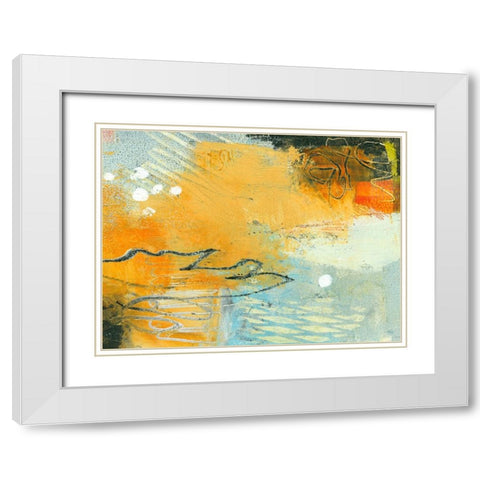 Fondness of Fields 2 White Modern Wood Framed Art Print with Double Matting by Beer, Pamela K.
