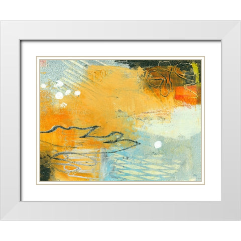 Fondness of Fields 2 White Modern Wood Framed Art Print with Double Matting by Beer, Pamela K.