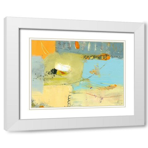 Fondness of Fields 3 White Modern Wood Framed Art Print with Double Matting by Beer, Pamela K.