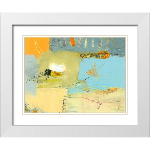 Fondness of Fields 3 White Modern Wood Framed Art Print with Double Matting by Beer, Pamela K.