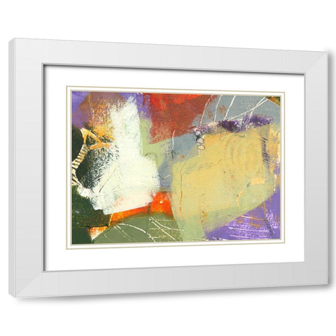 Bold Statements 3 White Modern Wood Framed Art Print with Double Matting by Beer, Pamela K.