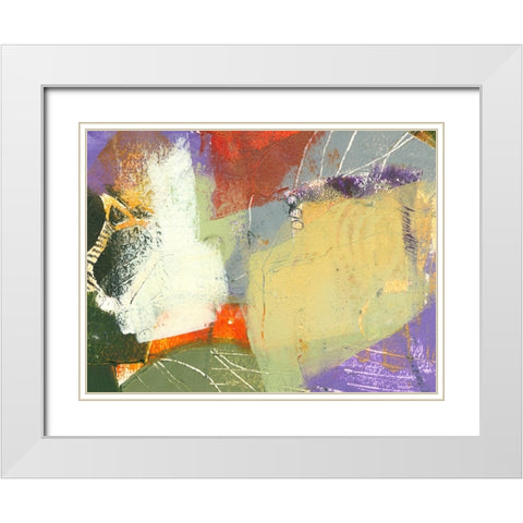Bold Statements 3 White Modern Wood Framed Art Print with Double Matting by Beer, Pamela K.