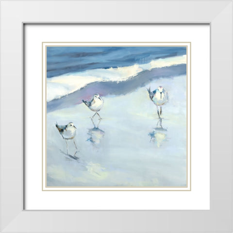 Rise Up This Morning White Modern Wood Framed Art Print with Double Matting by Broaderick, Kathleen