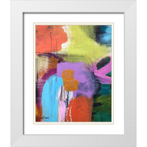 Suburban Eden 2 White Modern Wood Framed Art Print with Double Matting by Blackerby, Linda S.