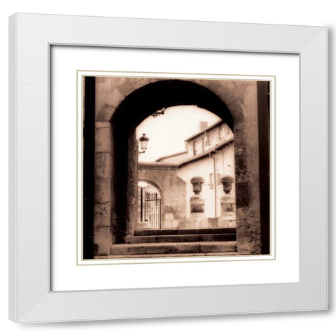 Sevilla Espana White Modern Wood Framed Art Print with Double Matting by Blaustein, Alan