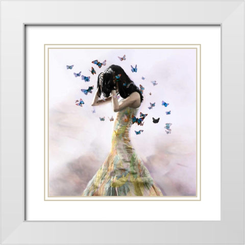 Fear the Worst White Modern Wood Framed Art Print with Double Matting by Cuseo, Christopher