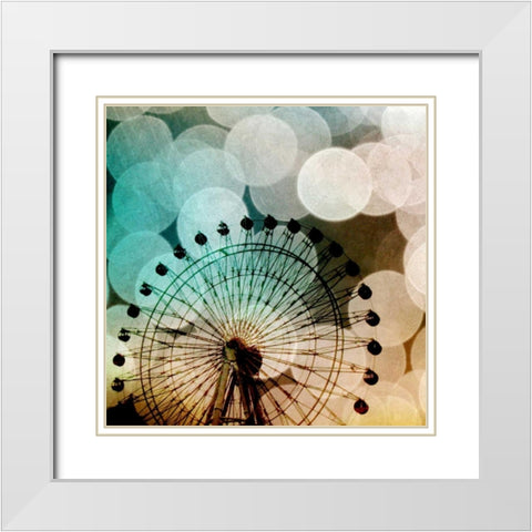 At the Fair White Modern Wood Framed Art Print with Double Matting by Coomes, Sylvia