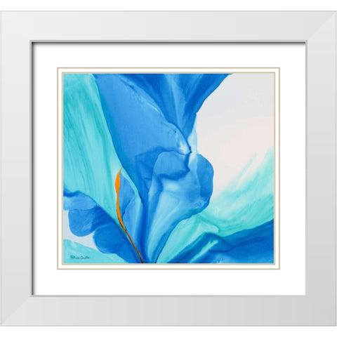 Hello I Love You White Modern Wood Framed Art Print with Double Matting by Coulter, Patricia