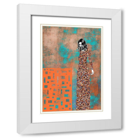 La Entrada White Modern Wood Framed Art Print with Double Matting by Cacho, Jose