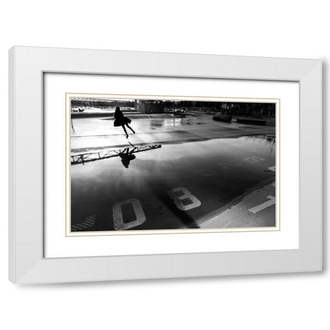 A Good Day To Fly White Modern Wood Framed Art Print with Double Matting by Corso, Stefano