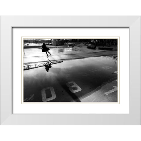 A Good Day To Fly White Modern Wood Framed Art Print with Double Matting by Corso, Stefano