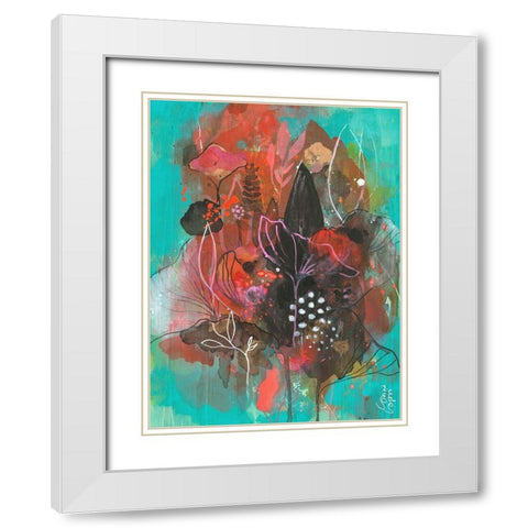 The Golden Hour White Modern Wood Framed Art Print with Double Matting by Capri, Corina