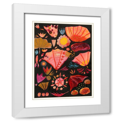 The God of Small Things White Modern Wood Framed Art Print with Double Matting by Capri, Corina