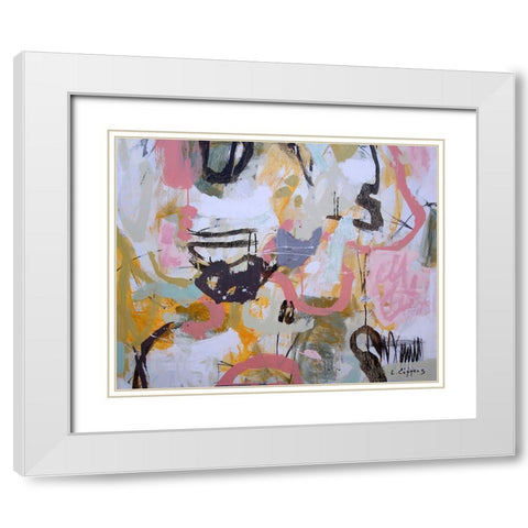 Basking In The Sunlight White Modern Wood Framed Art Print with Double Matting by Coppens, Linda