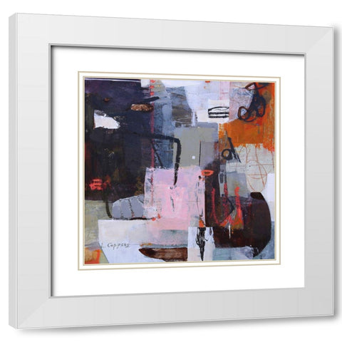 Haikyo No. 1 White Modern Wood Framed Art Print with Double Matting by Coppens, Linda