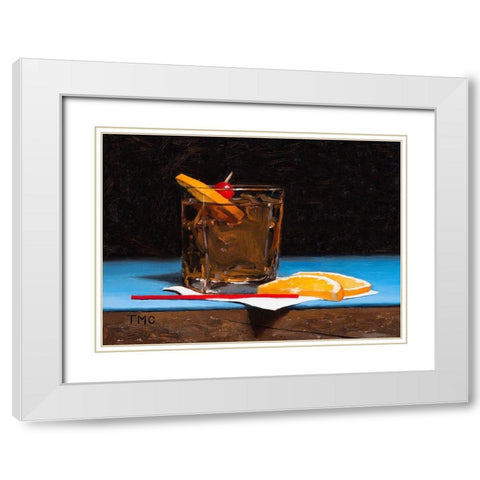 Old Fashioned White Modern Wood Framed Art Print with Double Matting by Casey, Todd M.