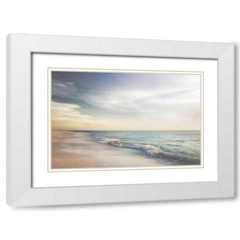 Breathe In White Modern Wood Framed Art Print with Double Matting by Connolly, Karin