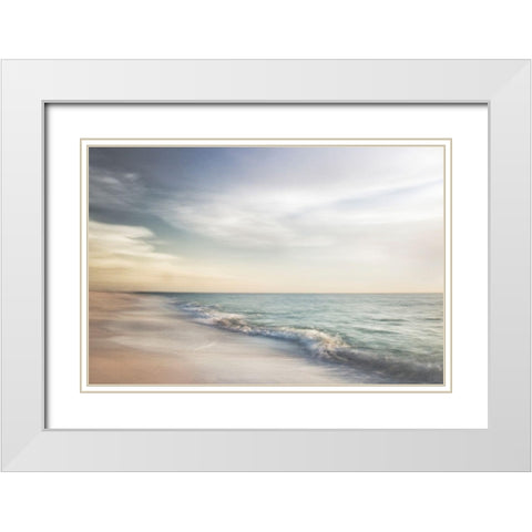Breathe In White Modern Wood Framed Art Print with Double Matting by Connolly, Karin