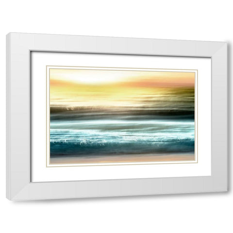Sparkle and Shine White Modern Wood Framed Art Print with Double Matting by Connolly, Karin