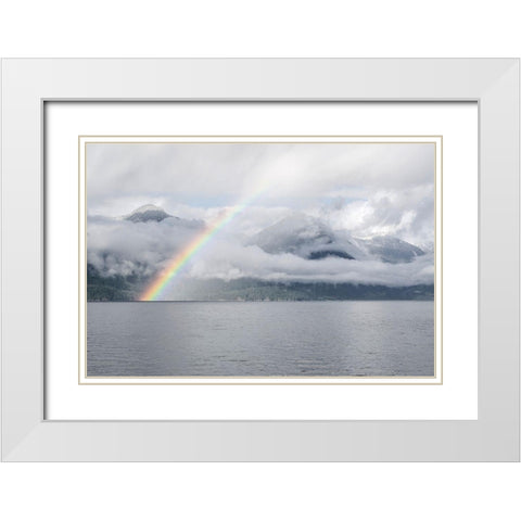 British Columbia 1 White Modern Wood Framed Art Print with Double Matting by Colligan, Lynann