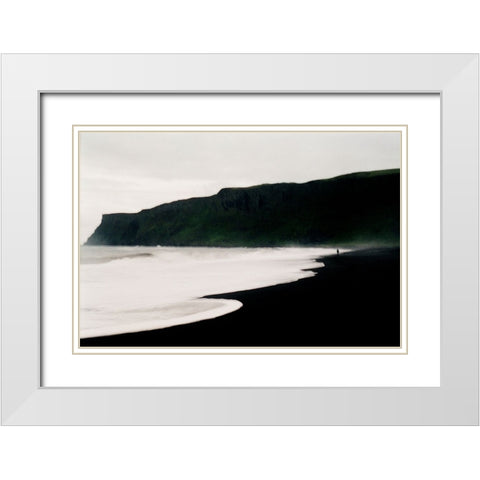 Iceland 2 White Modern Wood Framed Art Print with Double Matting by Colligan, Lynann