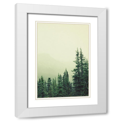 Rocky Mountain 6 White Modern Wood Framed Art Print with Double Matting by Colligan, Lynann