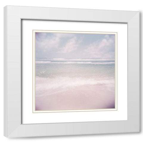 Kauai White Modern Wood Framed Art Print with Double Matting by Colligan, Lynann