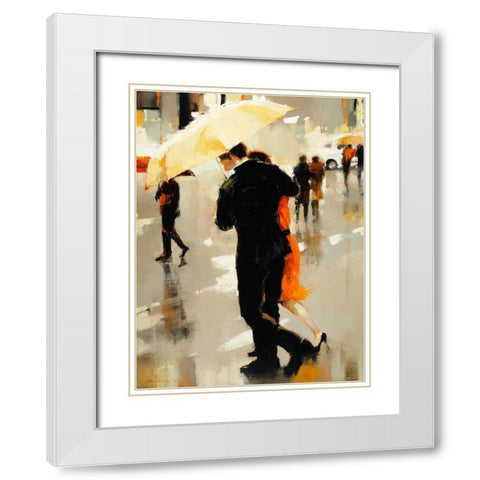 Shelter of the Soul White Modern Wood Framed Art Print with Double Matting by Christie, Lorraine