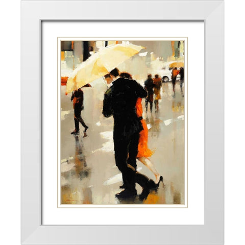 Shelter of the Soul White Modern Wood Framed Art Print with Double Matting by Christie, Lorraine