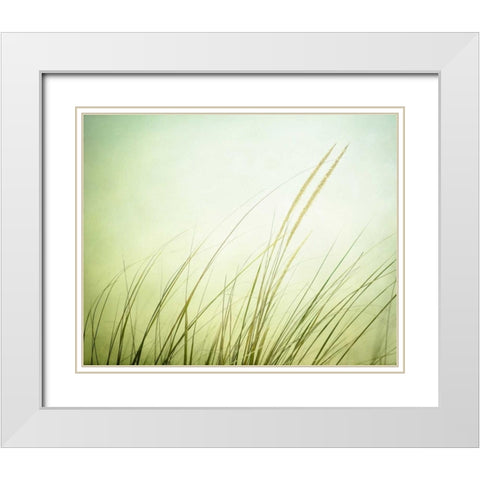 Just Breathe White Modern Wood Framed Art Print with Double Matting by Cochrane, Carolyn