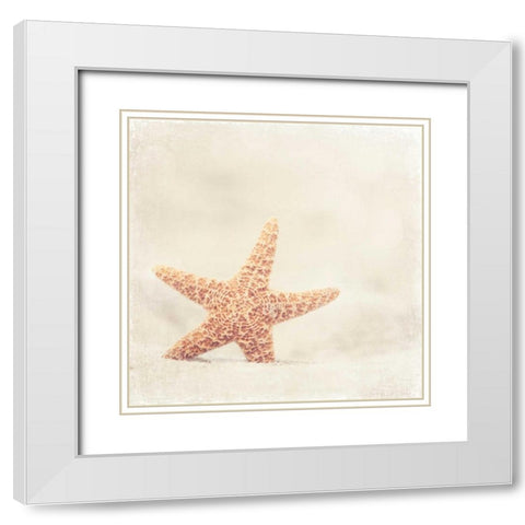 Serendipity White Modern Wood Framed Art Print with Double Matting by Cochrane, Carolyn