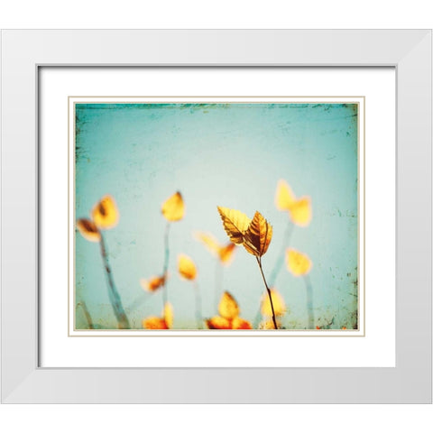 Sundance White Modern Wood Framed Art Print with Double Matting by Cochrane, Carolyn
