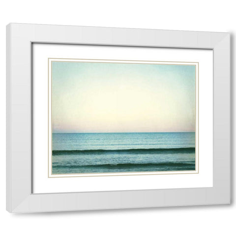 The Distant Horizon White Modern Wood Framed Art Print with Double Matting by Cochrane, Carolyn