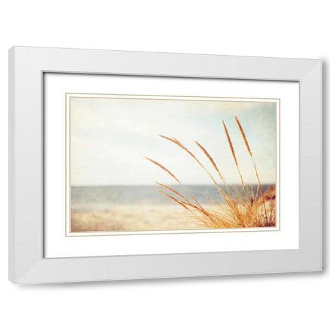 Warm Breeze White Modern Wood Framed Art Print with Double Matting by Cochrane, Carolyn
