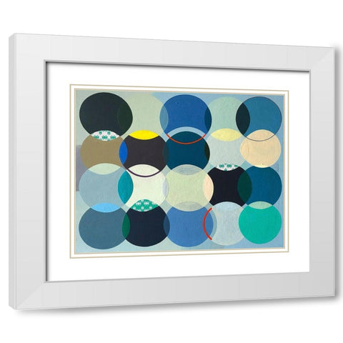 If I Must White Modern Wood Framed Art Print with Double Matting by Duffy, Naomi Taitz