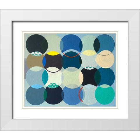 If I Must White Modern Wood Framed Art Print with Double Matting by Duffy, Naomi Taitz