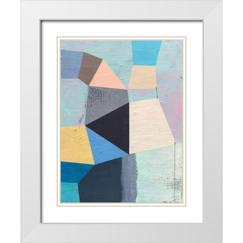 Sitting Still White Modern Wood Framed Art Print with Double Matting by Duffy, Naomi Taitz