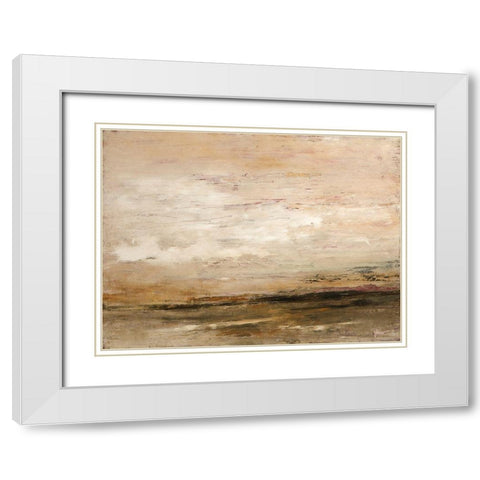Newsworthy White Modern Wood Framed Art Print with Double Matting by Dennis, Patrick