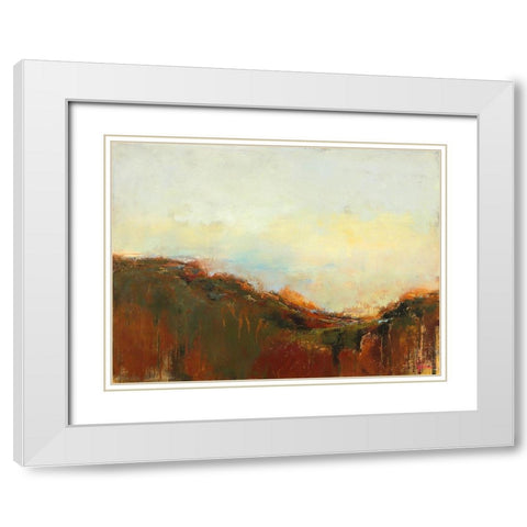 The Bowl White Modern Wood Framed Art Print with Double Matting by Dennis, Patrick