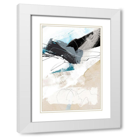 Fork in the Road 1 White Modern Wood Framed Art Print with Double Matting by Duncan-He, Louis